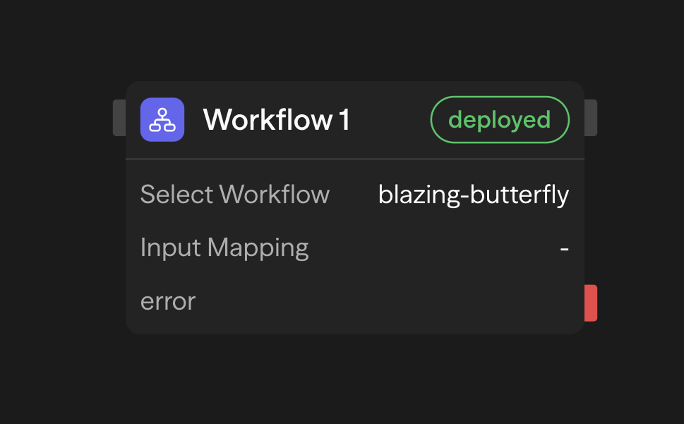 Configuração do bloco Workflow